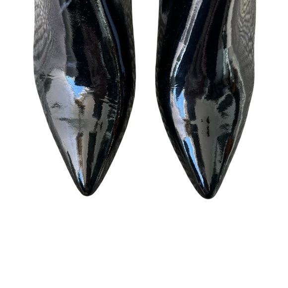 Anine Bing - Stevie Point Toe Ankle Boots Patent Leather Sz 39 - Picture 5 of 14